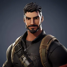 Stylized Male Character Portrait