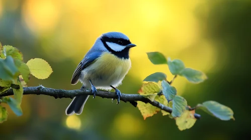 Blue Tit Bird Portrait