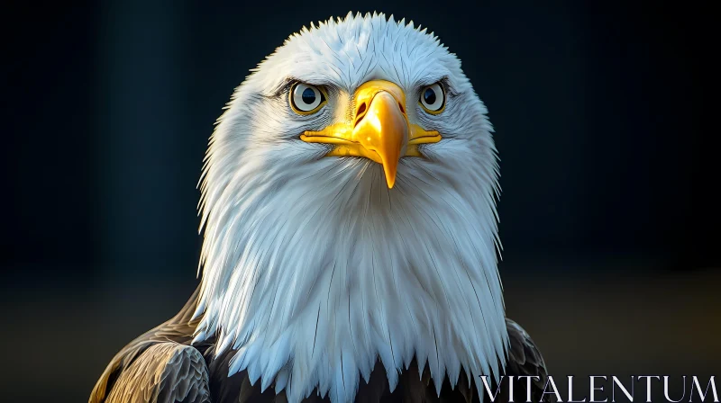 Bald Eagle Close-Up AI Image