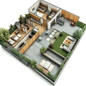 Contemporary House with Outdoor Spaces