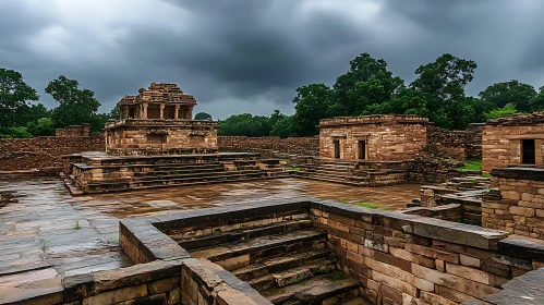 Historic Stone Temple Architecture