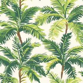 Tropical Palm Tree Canopy Art