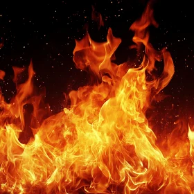 Blazing Flames with Embers