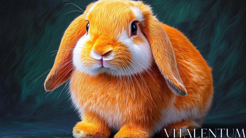 AI ART Charming Rabbit Portrait