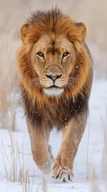 Lion's Grace in Winter