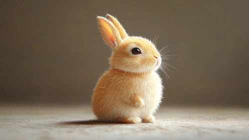 Cute Bunny with Perky Ears