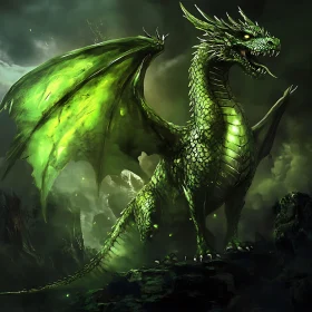 Verdant Dragon: Guardian of the Storm