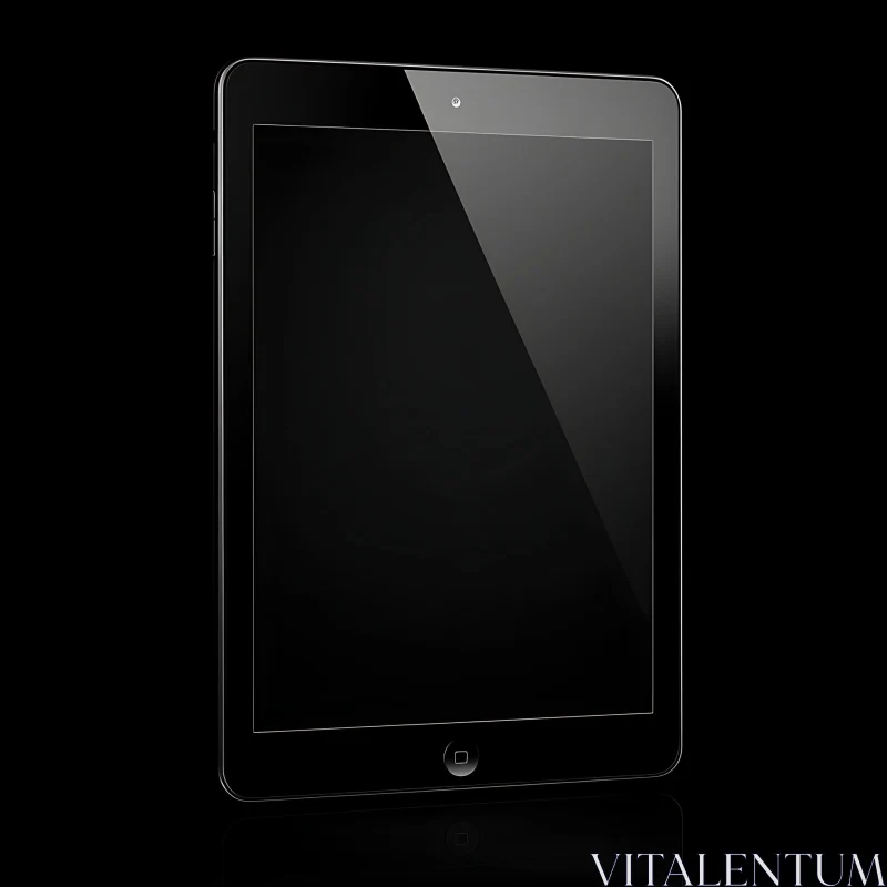 Stylish Modern Tablet Design AI Image