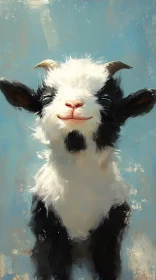 Happy Goat Painting