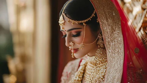 Portrait of Woman with Jewelry