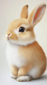 Charming Fluffy Bunny