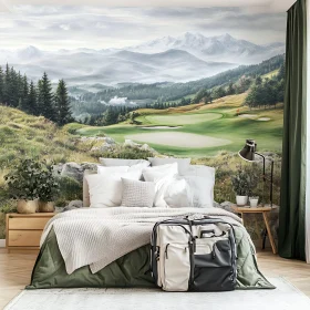 Tranquil Nature-Themed Bedroom Decor