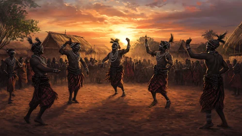 Sunset Tribal Dance