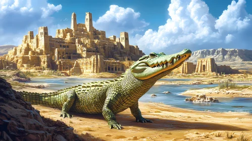 Reptile and Ruins: A Desert Oasis