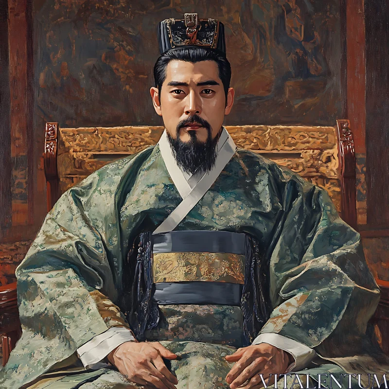 AI ART Historical Figure in Traditional Dress