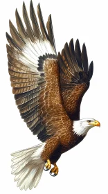 Soaring Eagle Illustration