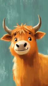 Adorable Cow Art