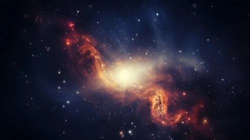 Captivating Galaxy in Space: A Cosmic Masterpiece
