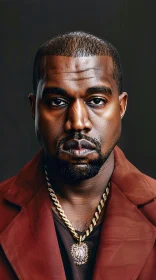 Kanye West Detailed Portrait