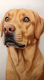 Detailed Canine Portrait