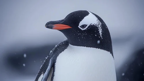 Penguin Portrait Close-Up