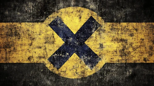 Distressed X Emblem