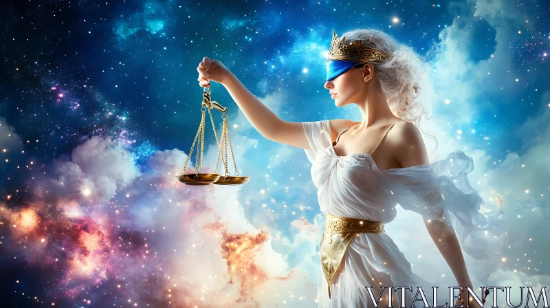 Lady Justice in Space