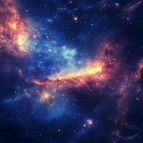 Cosmic Cloud Canvas Art