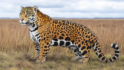 Elegant Jaguar in Natural Habitat