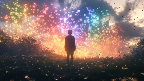 Silhouette of Dreams: A Symphony of Light