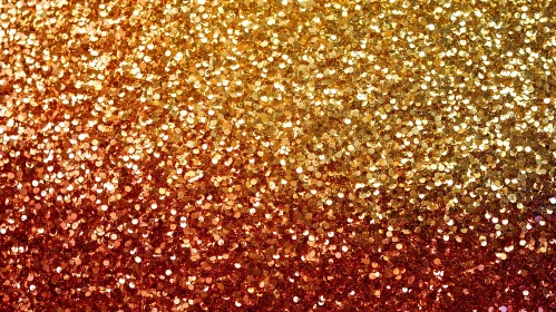 Sparkling Gold Glitter Abstract Design