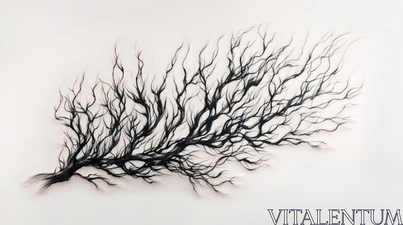 Stylized Branch Art