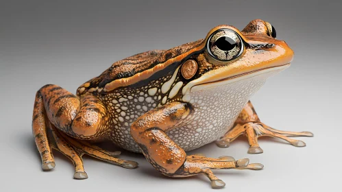 Detailed Frog Illustration