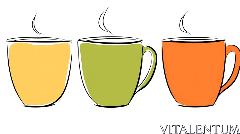 Three Cups of Tea Illustration