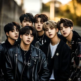 Group of Young Men Fashion Portrait