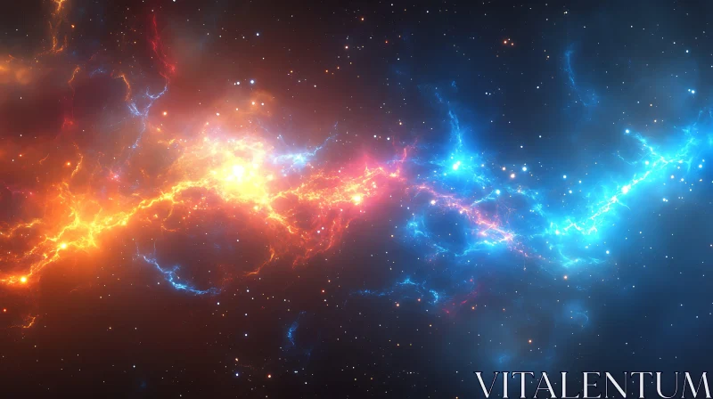 Celestial Aurora: A Nebula's Embrace