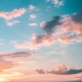 Tranquil Sunset Sky