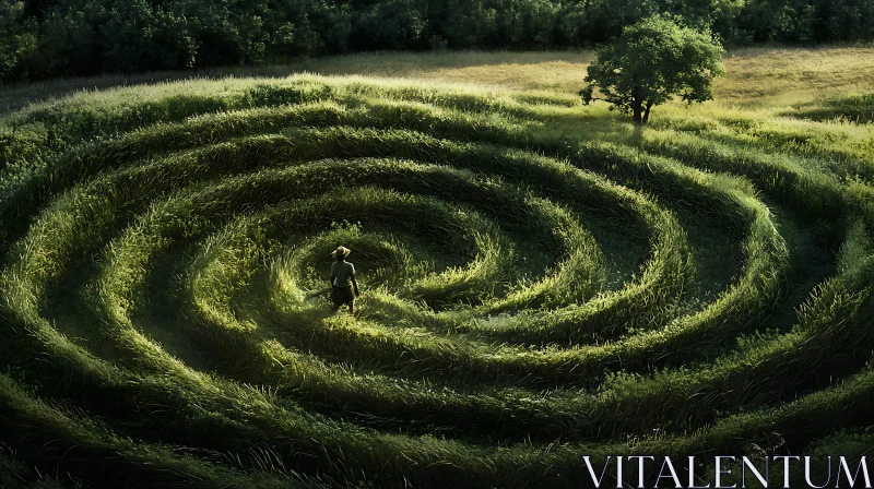 Spiral Meadow: Lost in the Green