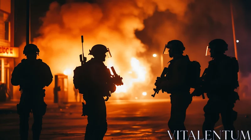 Armed Forces in Shadow and Fire