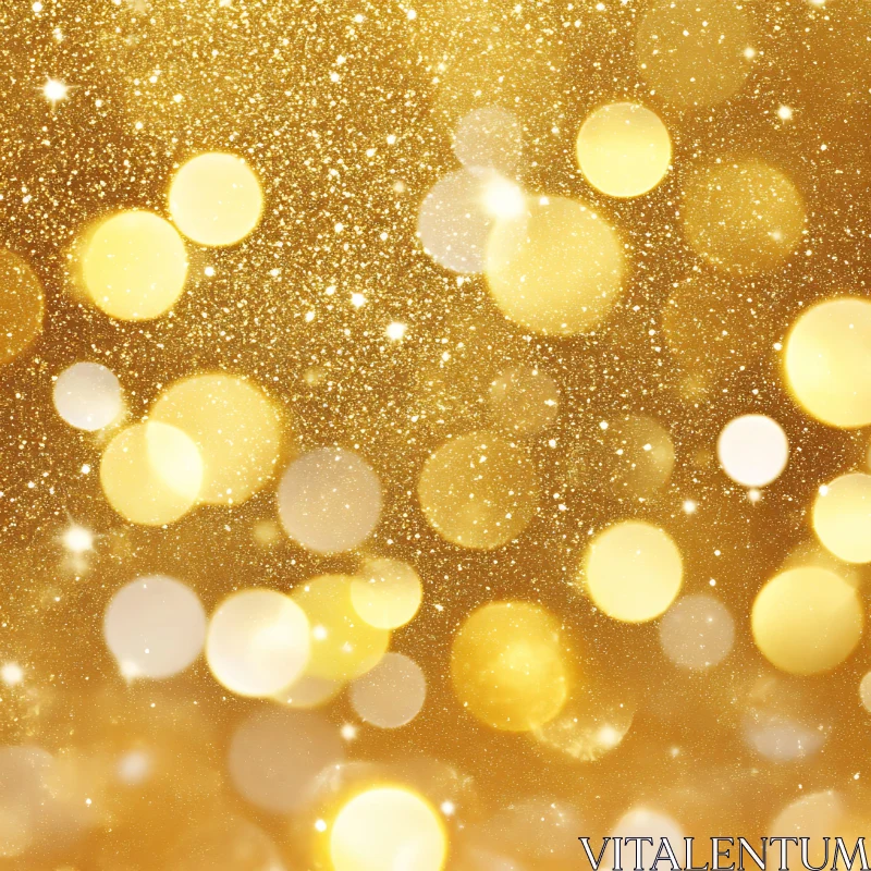 Glimmering Gold Abstract