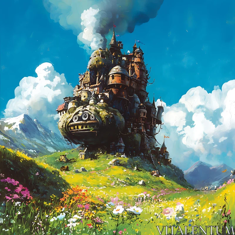 Fantasy Castle in Bloom