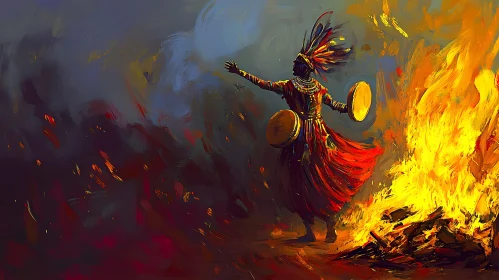 Flaming Dance Ritual