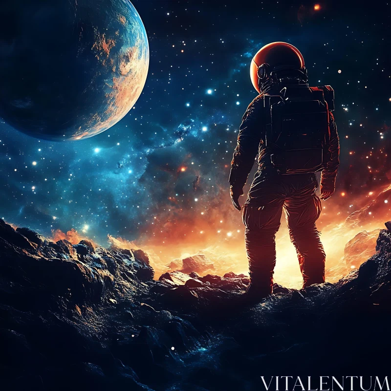 Cosmic Wanderer on Alien World