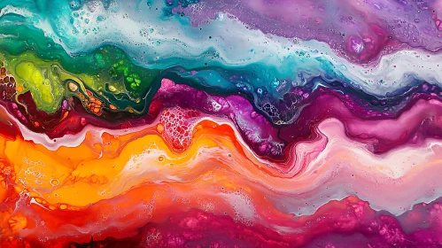 Colorful Paint Swirls
