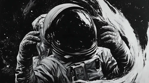Cosmic Astronaut Art