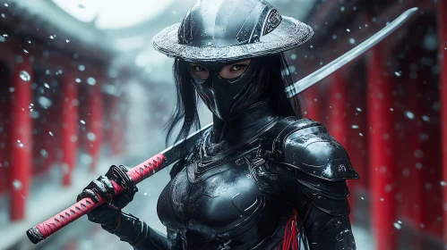 Female Warrior with Sword