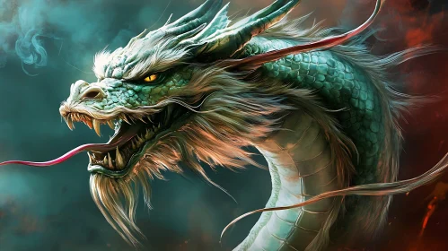 Emerald Dragon's Gaze