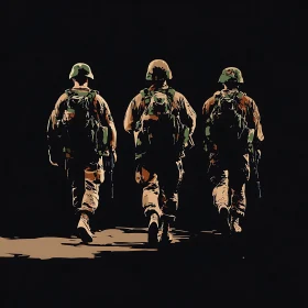 Three Soldiers on a Mission