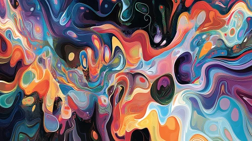 Fluid Color Abstract