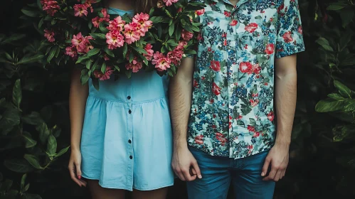 Couple with Flowers